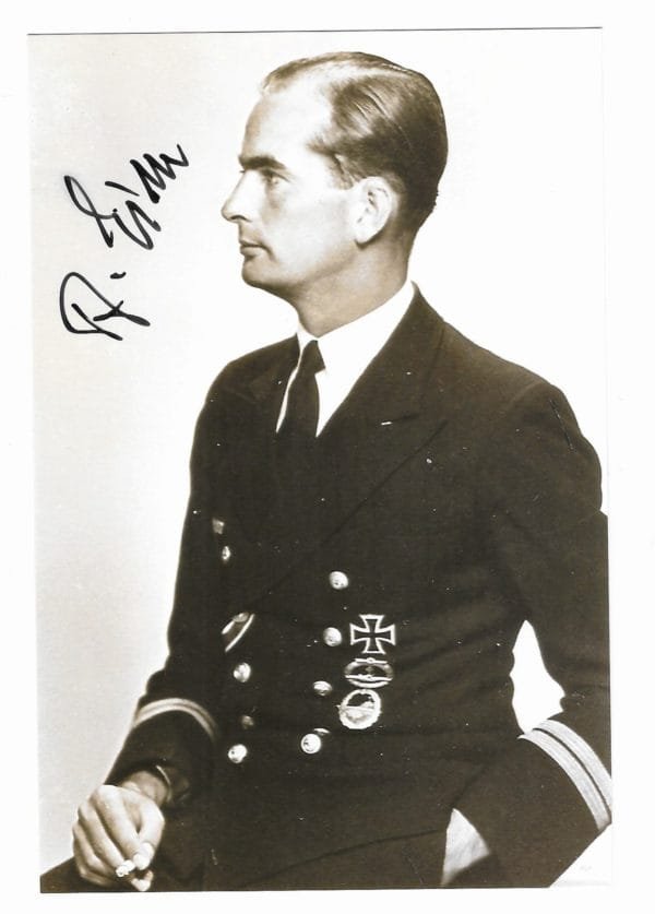 Postwar signature of Alfred Eick