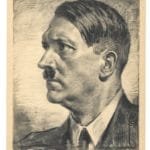 Adolf Hitler based on drawing of Prof. Kursell