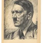 Adolf Hitler based on drawing of Prof. Kursell