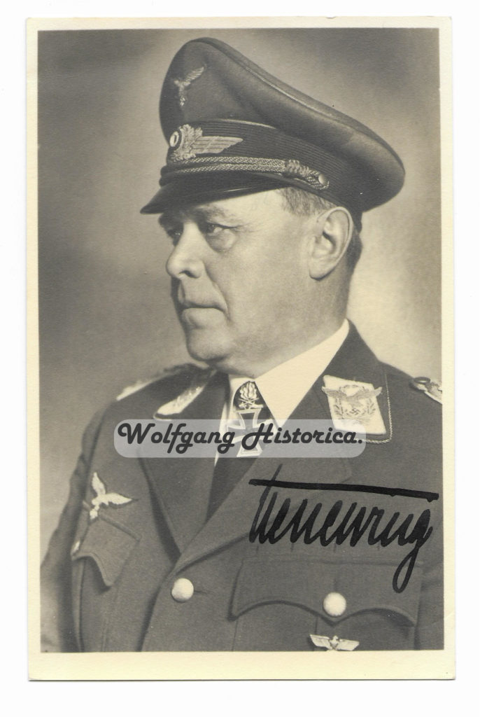 Wartime Signature Of Albert Kesselring - Generalfeldmarschall