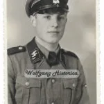 Waffen-SS Deutschland Studioportrait - Tank Beret Eagle