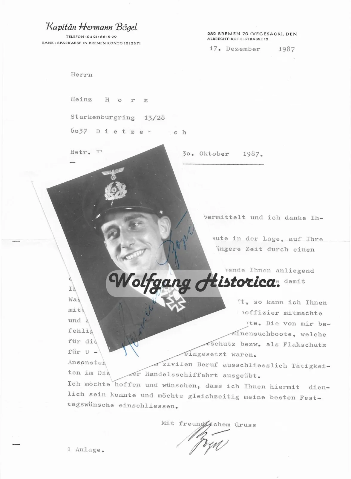 Hermann Bögel - Minensuchboot "M-4040" - Image 1