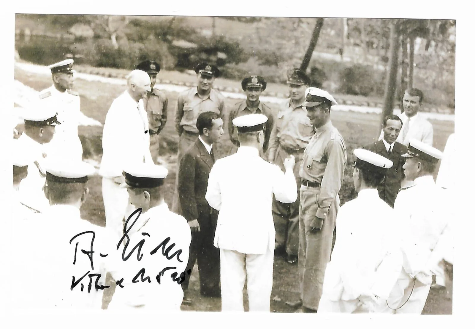 PS18 - Alfred Eick Postwar signature of Alfred Eick