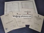 Award Documents of Ehrenblattspange-Träger & Rare Certificate (253. Inf.Div.)