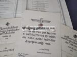 Award Documents of Ehrenblattspange-Träger & Rare Certificate (253. Inf.Div.) - Image 5