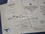 Award Documents of Ehrenblattspange-Träger & Rare Certificate (253. Inf.Div.) - Image 4