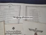 Award Documents of Ehrenblattspange-Träger & Rare Certificate (253. Inf.Div.) - Image 2