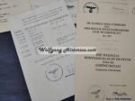 5x Award Documents Grenadier-Regiment 279 (Officer & DKIG Holder) - Image 3