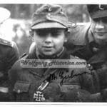 Wilhelm Hübner - One of the Youngest EKII Recipients (Greeted by Adolf Hitler)