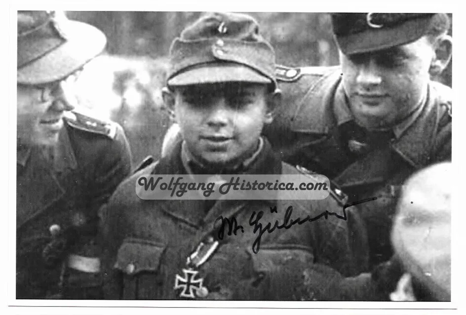 Wilhelm Hübner - One of the Youngest EKII Recipients (Greeted by Adolf Hitler) - Image 1