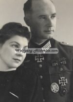 Studioportrait of Knight's Cross Holder Erwin Zilger - 86. Infanterie-Division