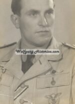 Luftwaffe Fighter Pilot in Tropical Uniform