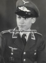 Luftwaffe Unteroffizier wearing the Spanish Cross with Swords