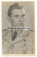 Luftwaffe Fighter Pilot in Tropical Uniform - Image 2
