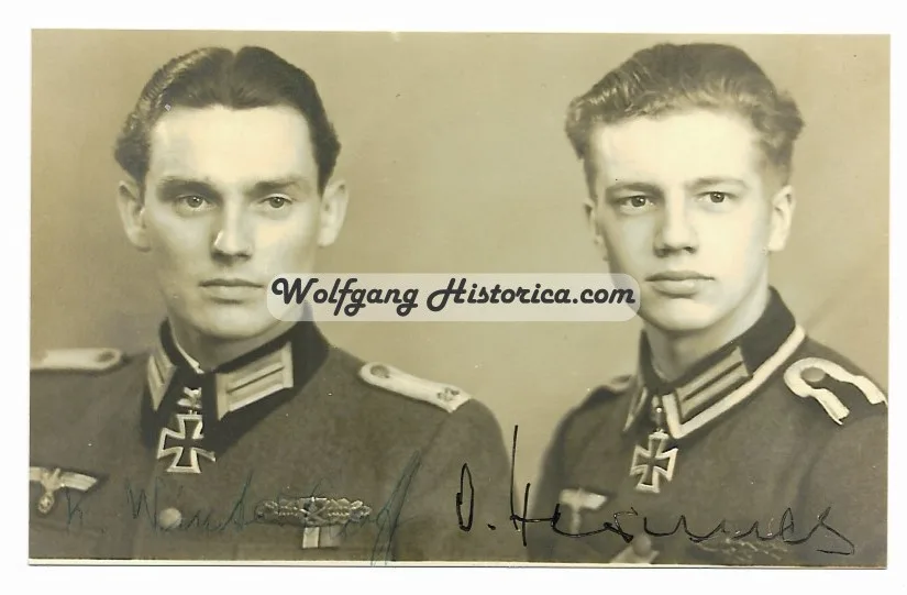Karl Winterhoff (15.Pz.Gren.Div.) + Othmar Hermes (253.Inf.Div.) (Double Signed) - Image 1