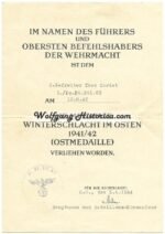 3x Award Documents: Iron Cross 2nd Class, Assault Badge & Wound Badge Silver (Pz.Pio.Btl.89) (KIA) - Image 4