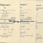 5x Award Documents: Panzerjäger-Abteilung 53 (5. Panzer-Division)
