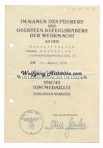 5x Award Documents: Panzerjäger-Abteilung 53 (5. Panzer-Division) - Image 4