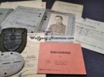 Panzer-Regiment 204 Grouping (Soldbuch carried for 6 years, 7 Awards entered!) - Image 3