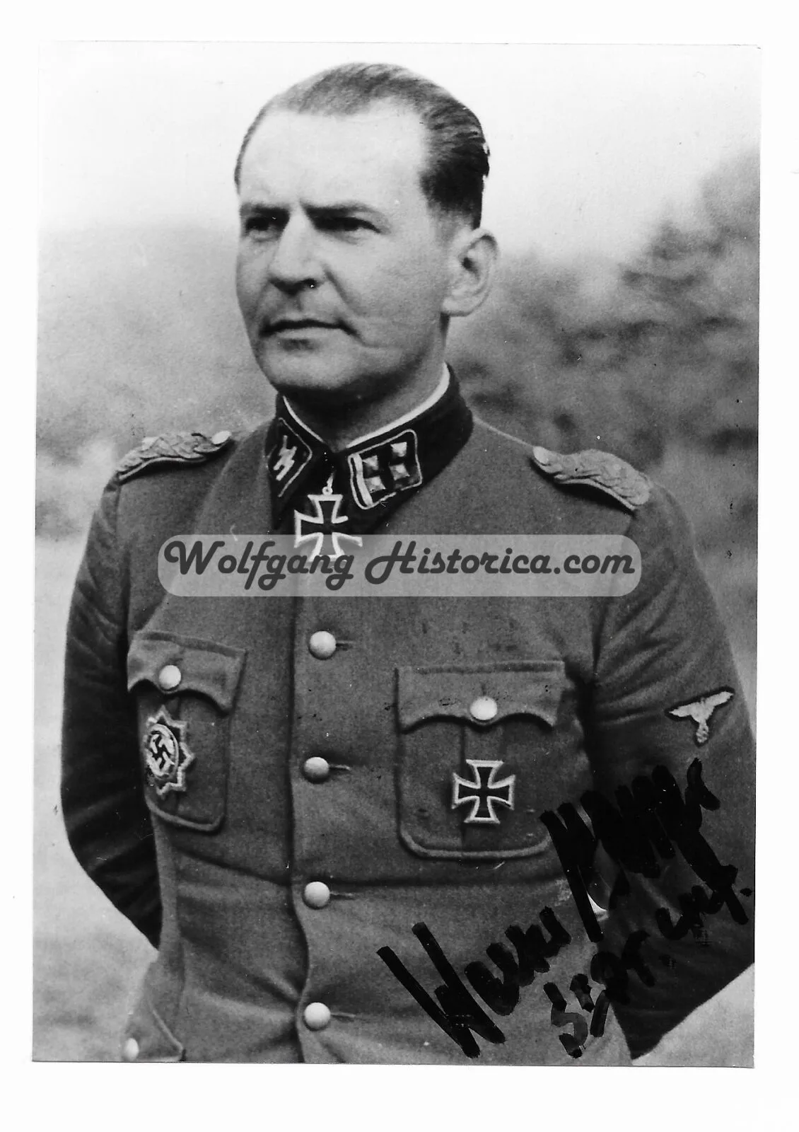PS480 - Walter Harzer Walter Harzer - 9. SS-Panzer-Division “Hohenstaufen” (Arnhem!) - Image 1