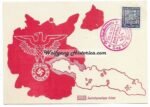 'Deutschsprachiges Gebiet' Sudetenland - Third Reich Postcard