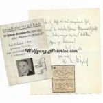 SS-Führer-Ausweis (later KIA in 1943 with the "LSSAH" Division)