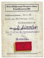 SS-Führer-Ausweis (later KIA in 1943 with the "LSSAH" Division) - Image 3