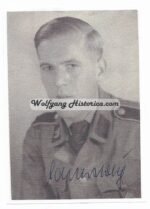 Unknown Veteran of the Waffen-SS – Postwar Signature