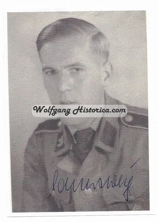 Unknown Veteran of the Waffen-SS – Postwar Signature - Image 1