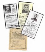 Gebirgsjäger Units (Rgt. 13, 100 & Btl. 94) Death Cards (4x)