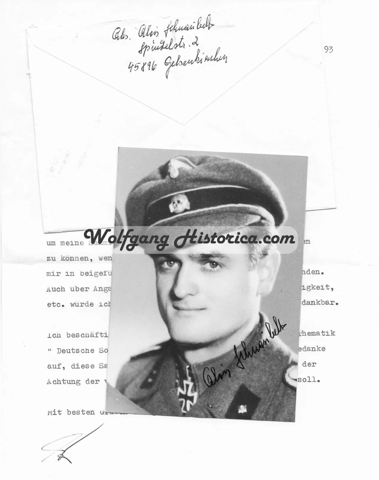 PS687 - Alois Schnaubelt Alois Schnaubelt - SS-Flak-Abteilung 5 "Wiking" - Image 1