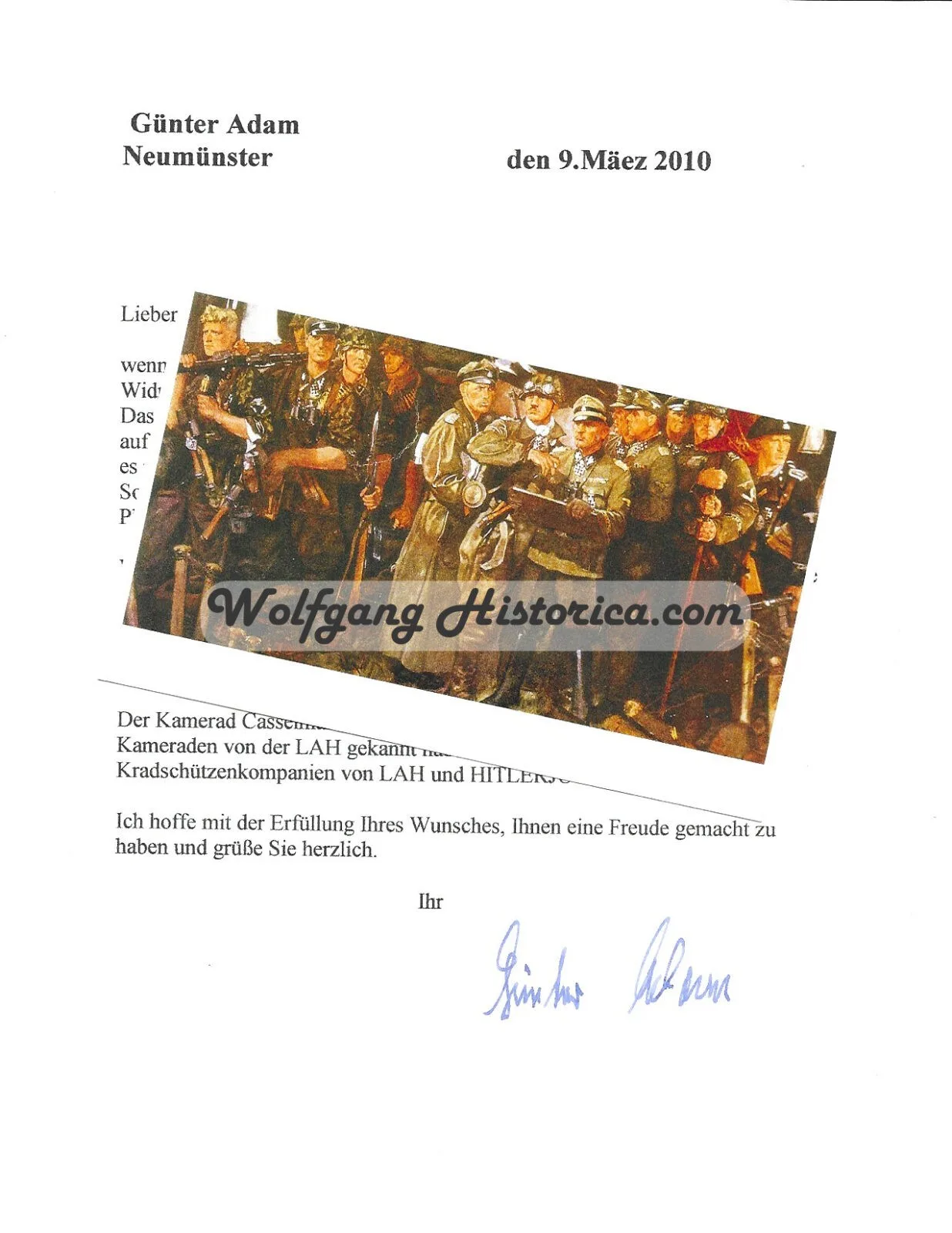 Günter Adam – Panzer-Division “Wiking” & “Hohenstaufen” - Image 2