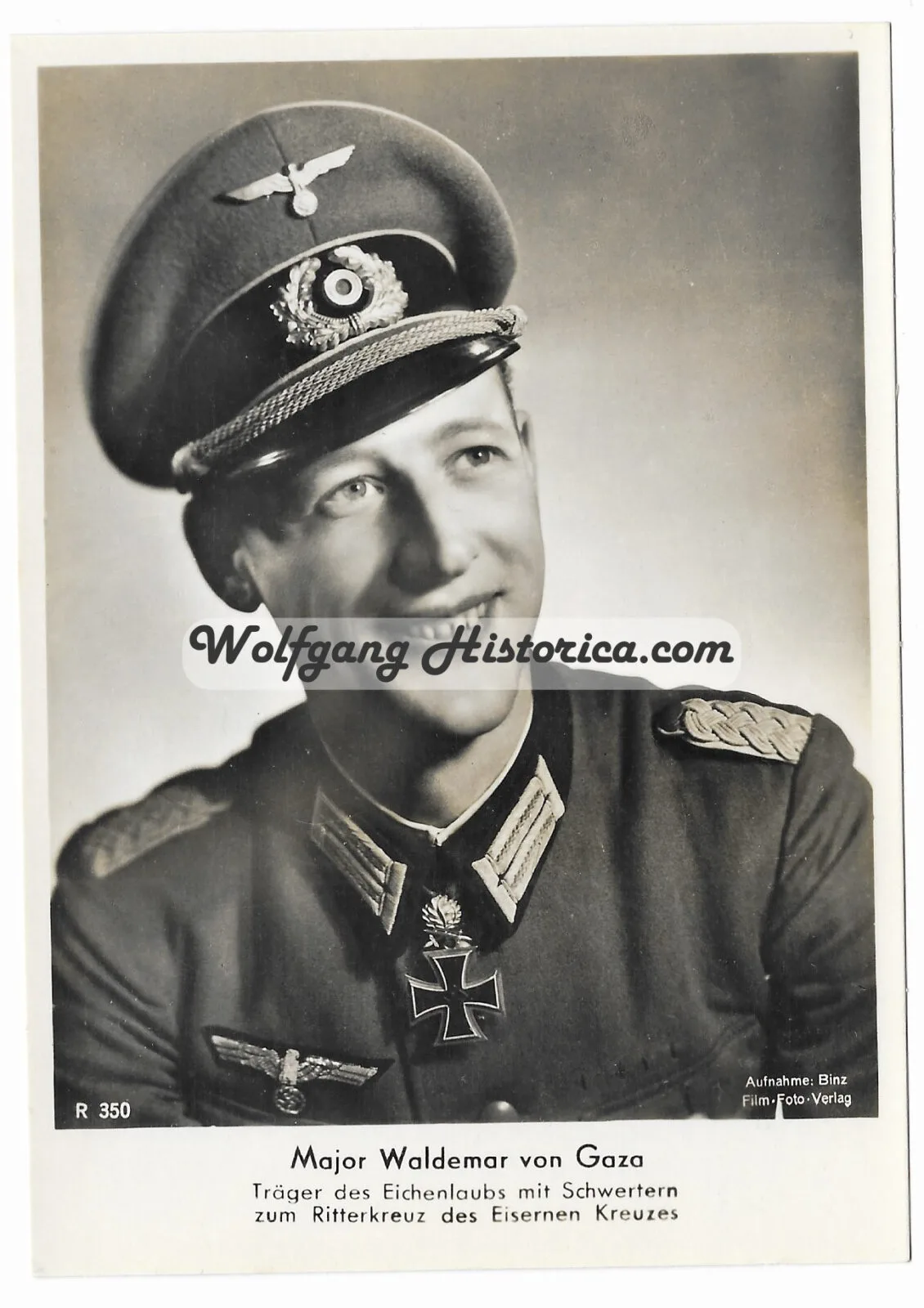 Major Waldemar von Gaza (R350) - Film Foto Verlag Postcard - Image 1