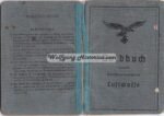 Soldbuch of a Luftwaffe Flaksoldier - Transferred to the W-SS "Wiking" in 1944 (KIA in 1945) - Image 2