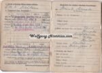 Soldbuch of a Luftwaffe Flaksoldier - Transferred to the W-SS "Wiking" in 1944 (KIA in 1945) - Image 5