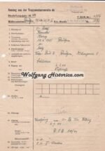 Soldbuch of a Luftwaffe Flaksoldier - Transferred to the W-SS "Wiking" in 1944 (KIA in 1945) - Image 12