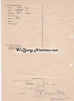 Soldbuch of a Luftwaffe Flaksoldier - Transferred to the W-SS "Wiking" in 1944 (KIA in 1945) - Image 13