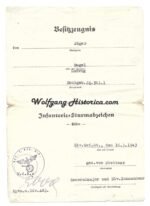 Infantry Assault Badge - Hoch-Gebirgsjäger-Bataillon 1 (KIA)