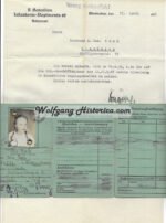 Dienstkarte der Hitler-Jugend - Young Girl from Wiesbaden