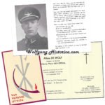 Alfons de Wolf - VAVV - Death Cards (Killed in Accident after the war)