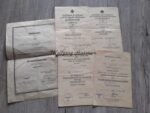 5x Award Documents: Grenadier-Regiment 321 (197.Inf.Div.) (DKIG-Holder!)