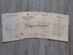 3x Award Documents: Infanterie-Regiment 241 (DKIG-Holder!)