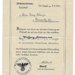 Erinnerungsstück for KIA Soldier of Karlsbad (Pionier-Bataillon 52)