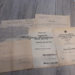 2x Award Documents: Iron Cross 2nd Class & Infantry Assault Badge (299.Inf.Div.)