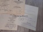 4x Award Documents: Spange zum EK2, KVK1+KVK2 & Feld-Ehrenzeichen - Image 3