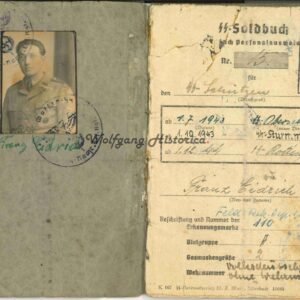 Soldbuch: SS-Nachrichten-Abteilung 17 "Götz von Berlichingen"