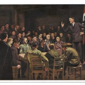 Adolf Hitler - "Am Anfang war das Wort" Postcard