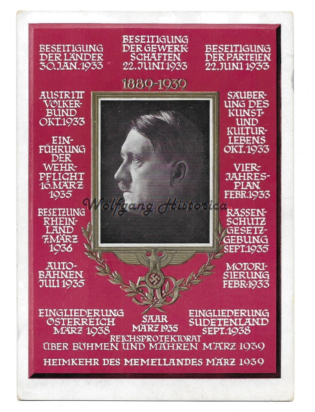 CJG015 - AHPC - 1 Heimkehr des Memellandes März 1939 - Postcard - Image 1