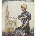 Deutsche Wirtschaftskraft, Strassburg 1941 - Postcard