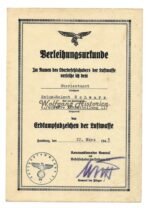 Grouping: 5x Award Docs & Photos - Flak Officer - Image 8